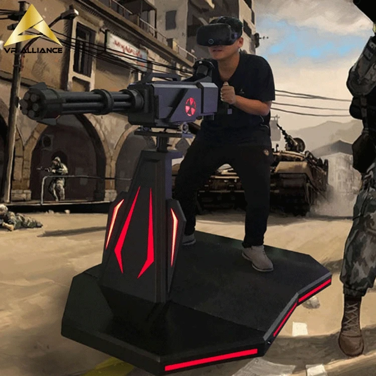 2019 New Virtual Reality Alliance Gatling Gun Target Shooting Simulator