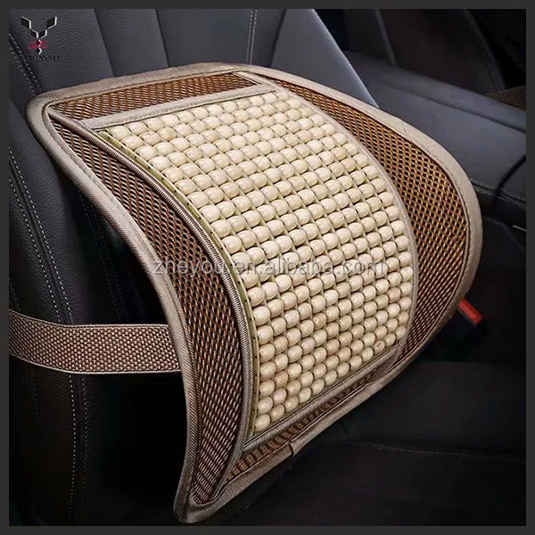 Wooden Bead Car Waist Lumbar Support Massage Cushion Buy Lumbar