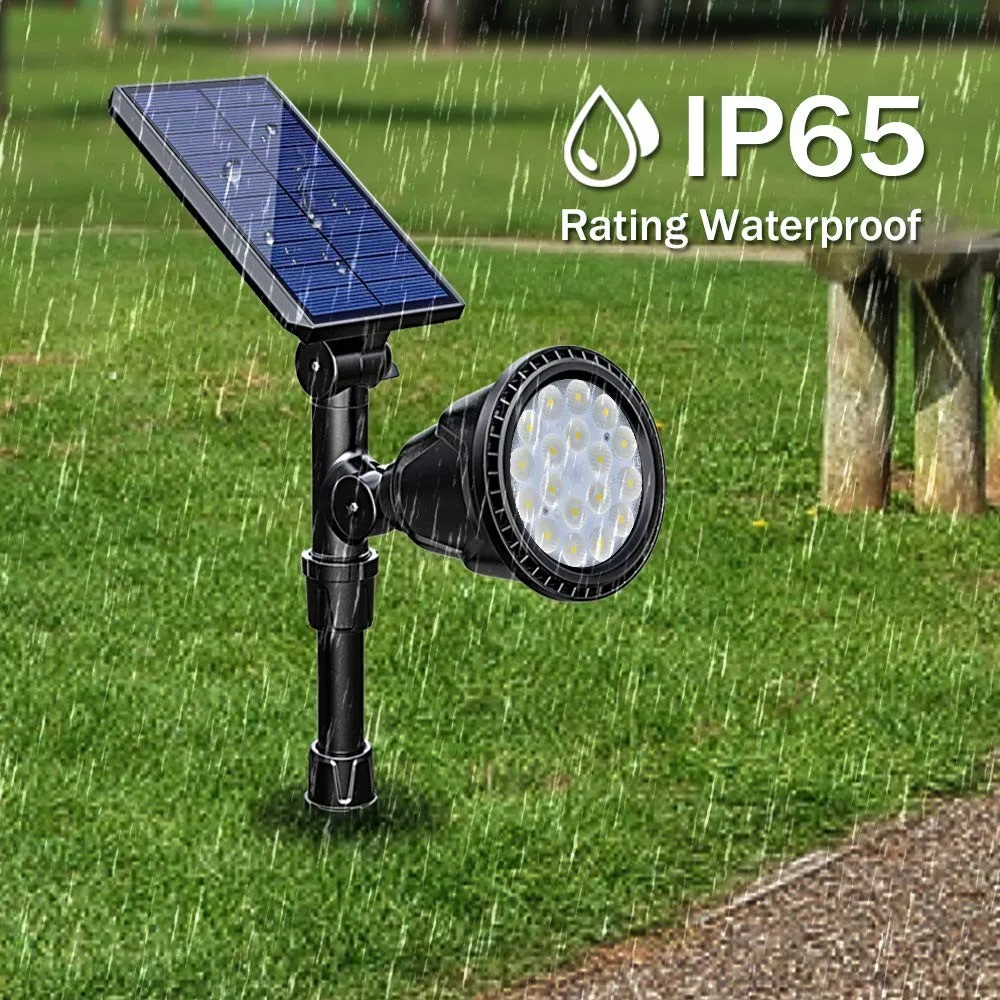 18 Led Waterproof Solar Landscape Lights Solar Spotlight Wall Light