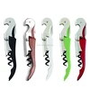 Metal Double Hinged Restaurant Waiter Quality Compact Corkscrew with Foil Cutter