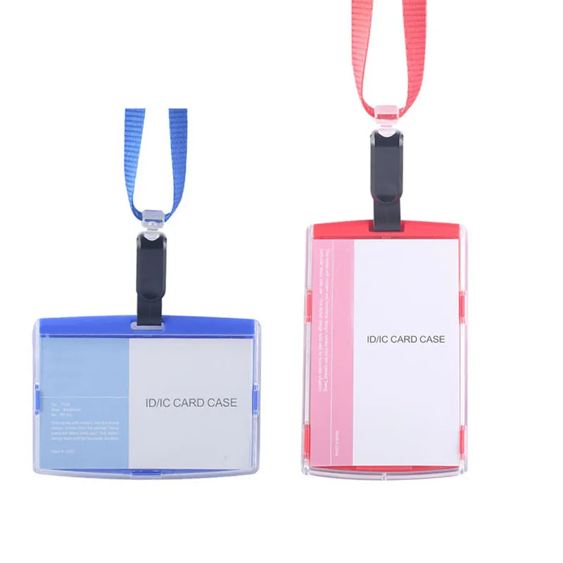 Free Custom Promotional Exhibition Transparent Card Holder Buy 