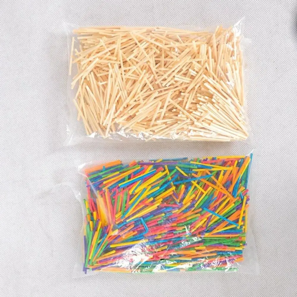 Wooden Color Match Sticks For Kids Diy Handle Craft Kit Buy Color