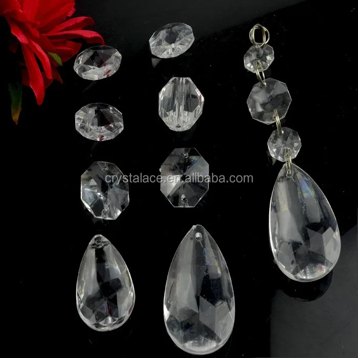 light decorating hanging stones , available sizes loose drop acrylic curtain beads for decoration