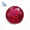 Best supplier rubies AAA machine cut 5# red round Synthetic ruby
