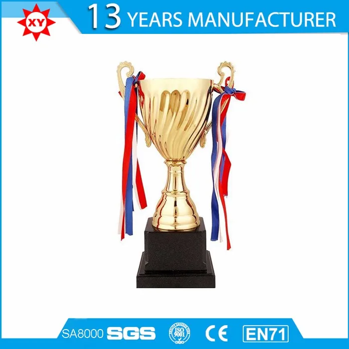 Custom Zinc Alloy Trophy Sports Team Design Trophies Manufacturer Gold