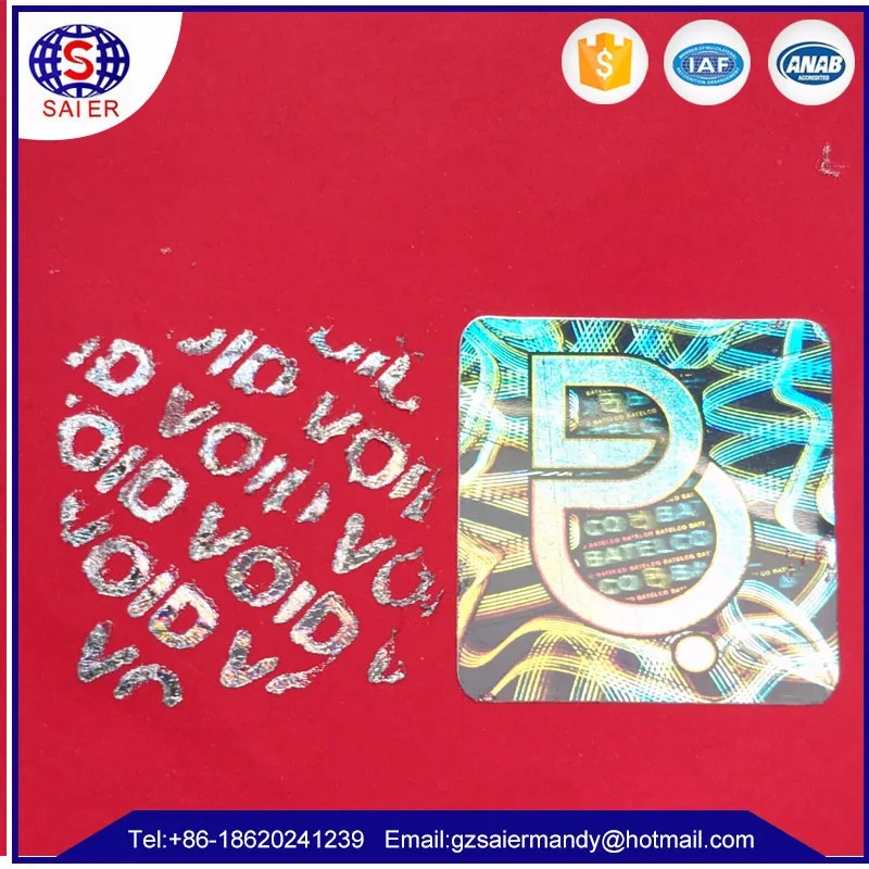 hologram void sticker