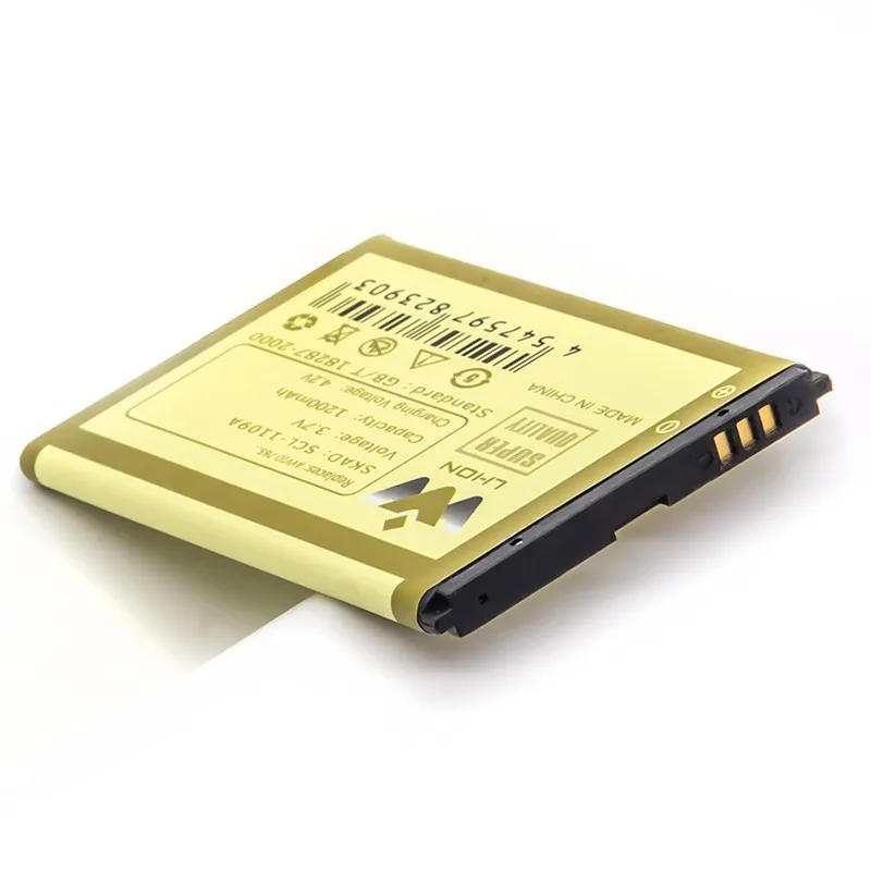 3.7 V haute capacité longue durée rechargeable li ion batterie de