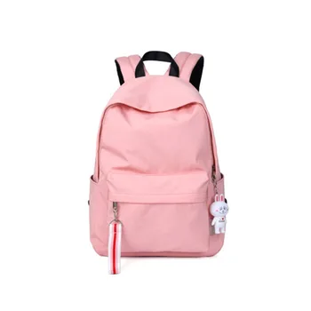 pink backpack school