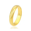 11216 xuping yellow gold plated high polish gold band 1 gram gold rings design for women