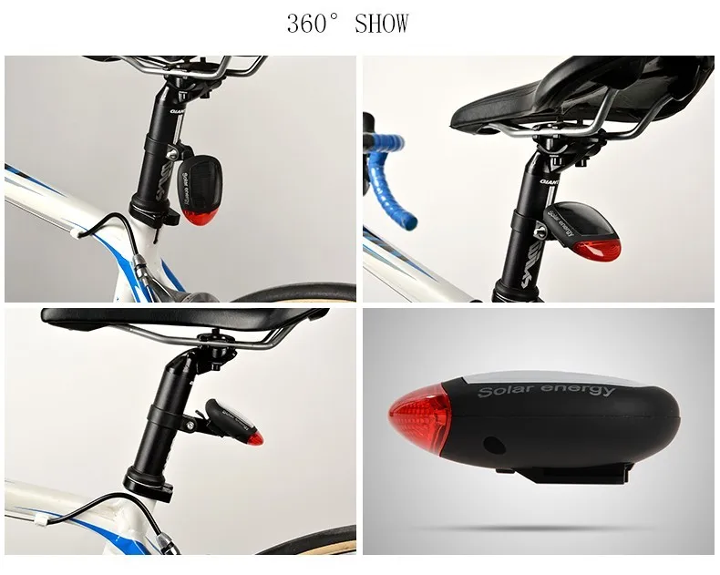 Rockbrosソーラーエネルギーled自転車テールライトマウンテンバイクソーラーパワーledテールライト警告安全サイクリング用リアライト Buy 自転車テールライト 自転車リアライト Led自転車ライト Product On Alibaba Com