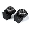 The bearing reducer of precision hollow turntable is supplied with cross roller bearing structure and servo stepper motor
