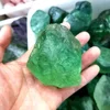 High quality natural green fluorite rough stone for home decoration
