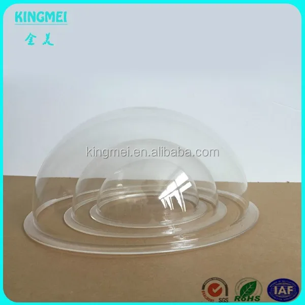 Custom Large Clear Acrylic Dome With Base Transparent Colorful Acrylic