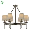 High quality craft hot sale America European Nickel Metal chandelier lamp