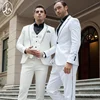 In stock wholesale leisure suits for men single button