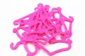 Free Shipping two Style mix 10pcs lot Pink Cloth Hangers accessories for barbie doll gift Baby