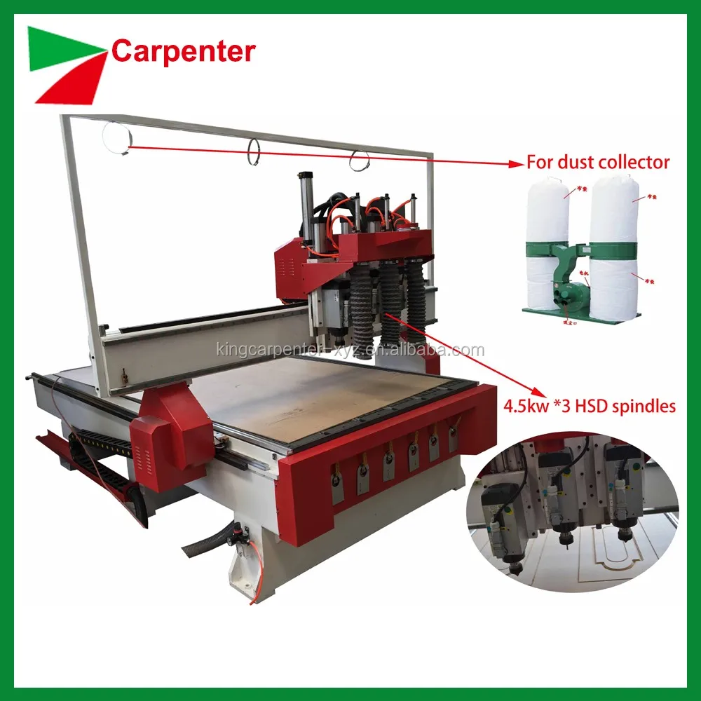 china cnc lathe machine Carpenter KC1530-D High Precision wood lathe machine for processing woodworking