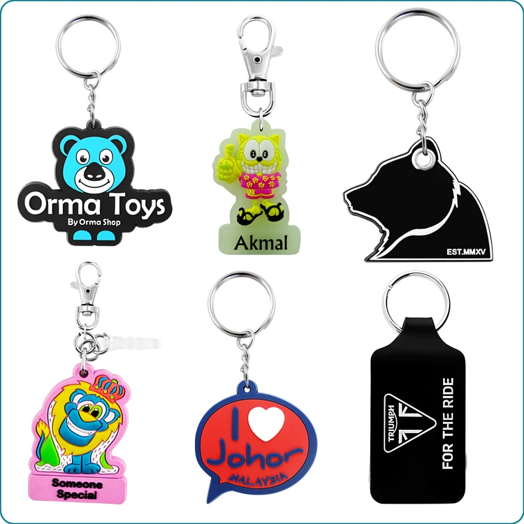 custom soft keychains