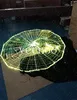 Discolored spider net 0.75mm fiber optic cable type can do any shape pmma fiber optic type