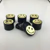 Smile face metal tobacco grinder acrylic zinc Alloy 50mm diameter 4 pcs CNC craftwork spice herb grinder
