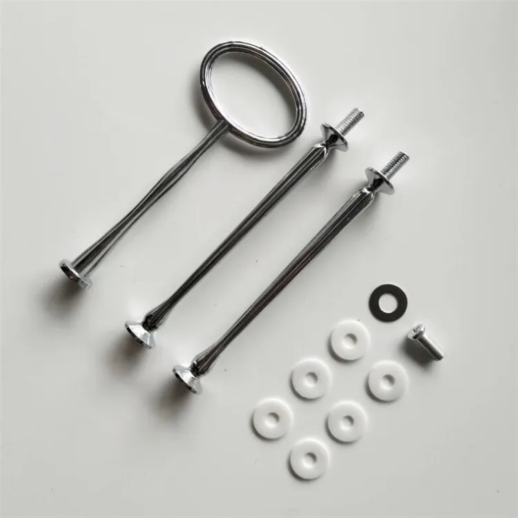 Matt Gold Vintage 3 Tier Serving Tray Hardware 3 Tier Cake Stand Kit