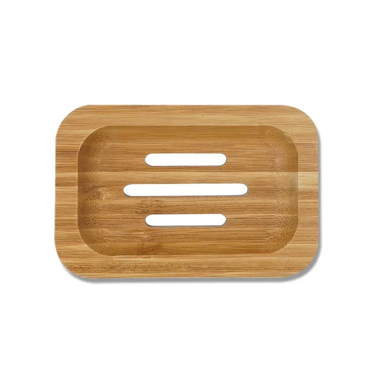 Frame Shaped Bamboo Soap Dish Cradle Curve Soap Holder Bathroom Soap ...