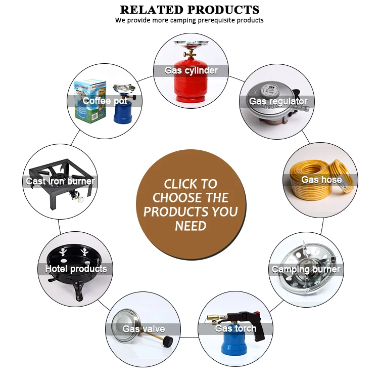 Euro Style One Burners Electric Ignition Portable Gas Stove With