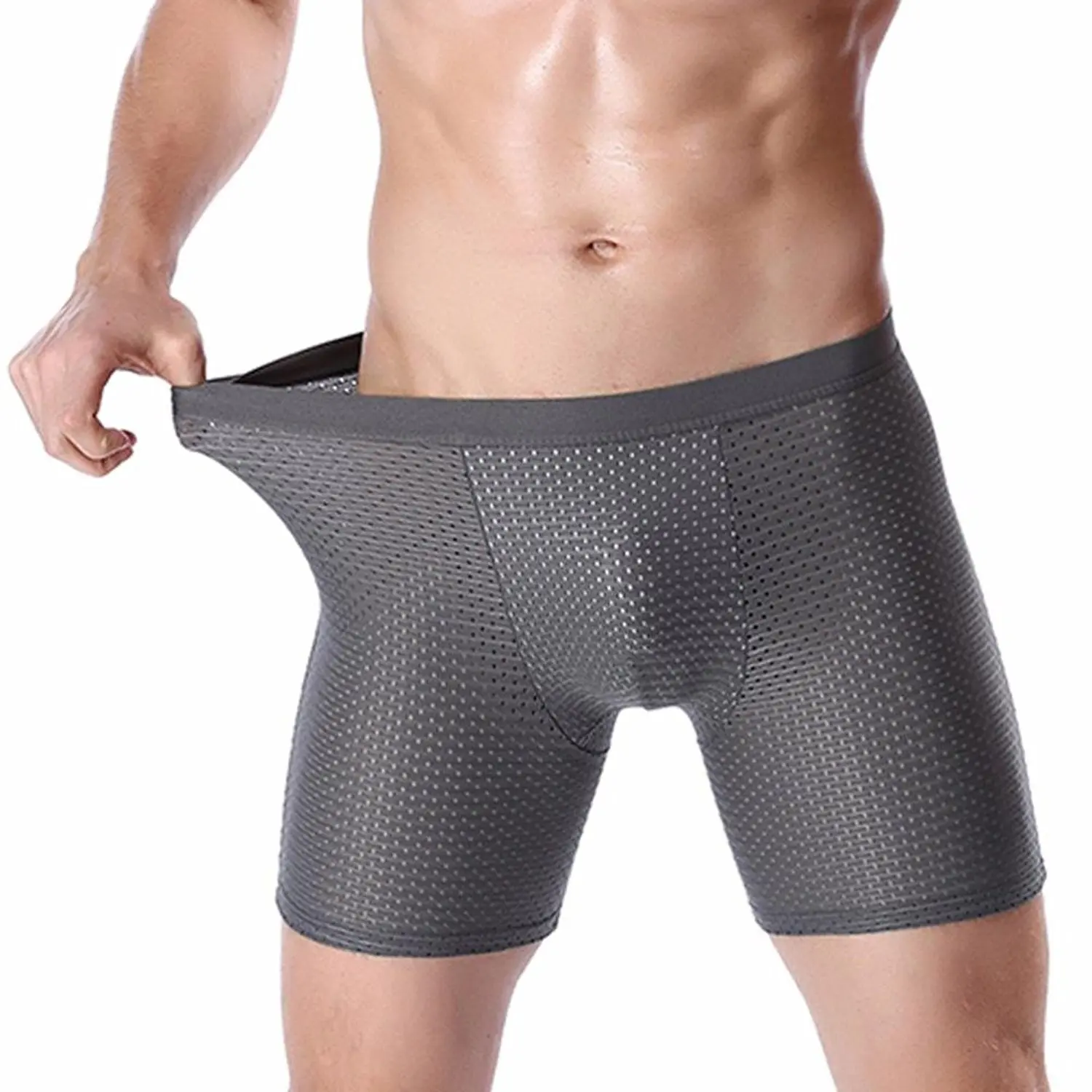 Fangdon Trunks Sexy Underwear Men's Boxer Briefs Shorts Bulge Pouch Modal Underpants