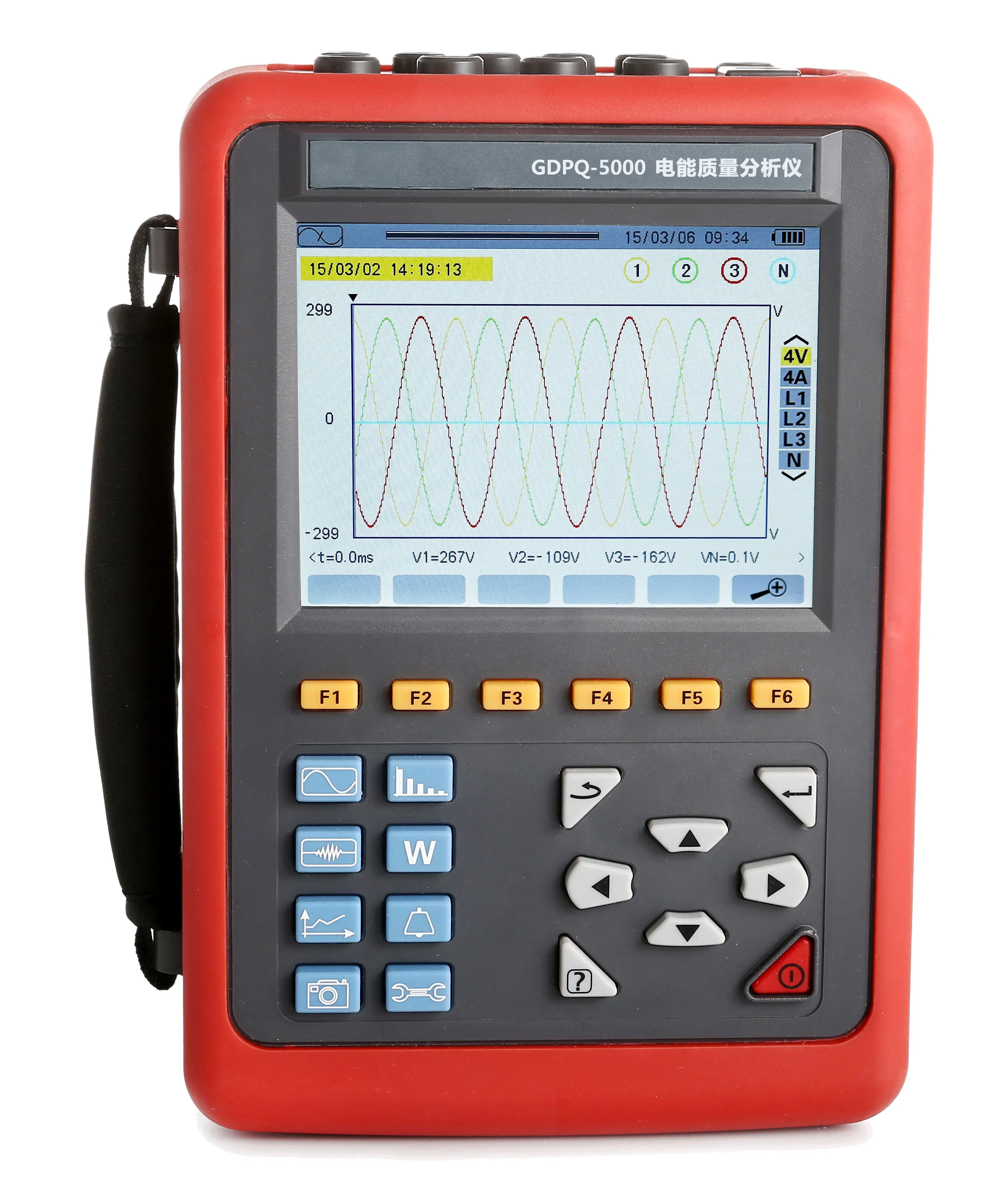 Digital 3 Phase Power Quality Analyzer GDPQ5000 Products from HV Hipot