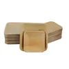 New material palm leaf charger plates round palm leaf plates disposable palm dishes for wholesale