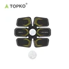 TOPKO amazon hot selling portable wireless smart ABS massager deep tissue exercise abdominal muscle stimulator