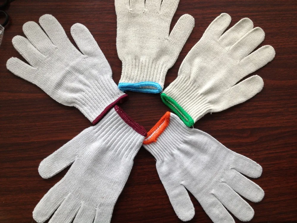 Bulk Cheap Warm White Cotton Gloves Disposable Manufacturers In China