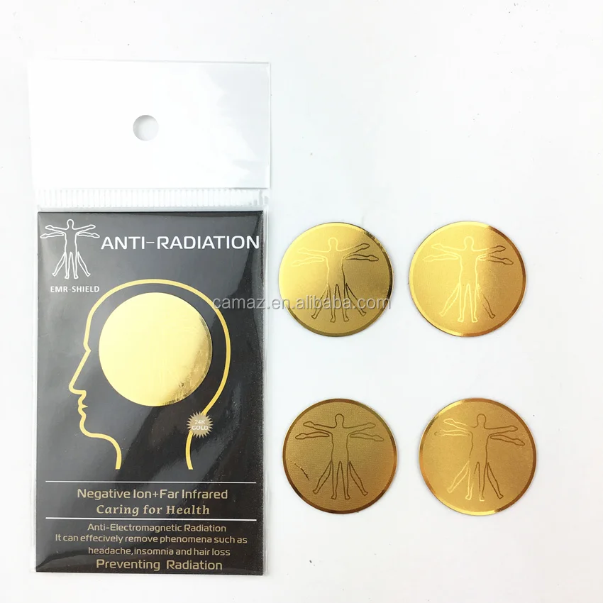 The Newest Health Gold 24k Anti Electromagnetic Radiation Sticker For Cell  Phone - Buy Prevent Radiation Sticker,24k Gold Sticker,Anti Radiation  Sticker Product on Alibaba.com