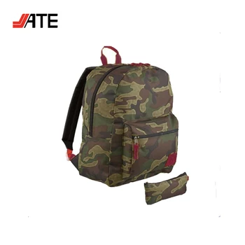 camouflage school bag