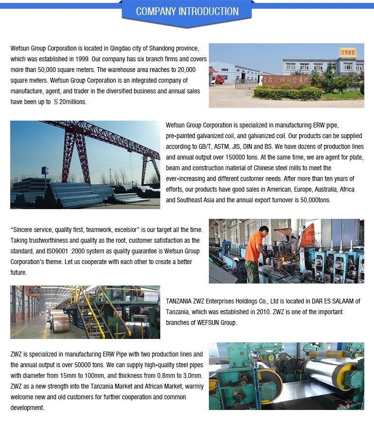 2018 hot selling galvanized steel pipe