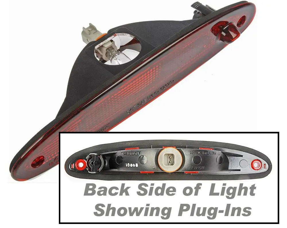 Replaces 5124473AA, 5124473AB APDTY 034345 Third 3rd Center Mount Brake Light//Lamp Assembly Fits 2003-2005 Dodge Sprinter 2500 and 3500 Except High Roof Models
