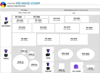 Pre-inked Stamp (company Chop) - Buy Company Chop Product on Alibaba.com