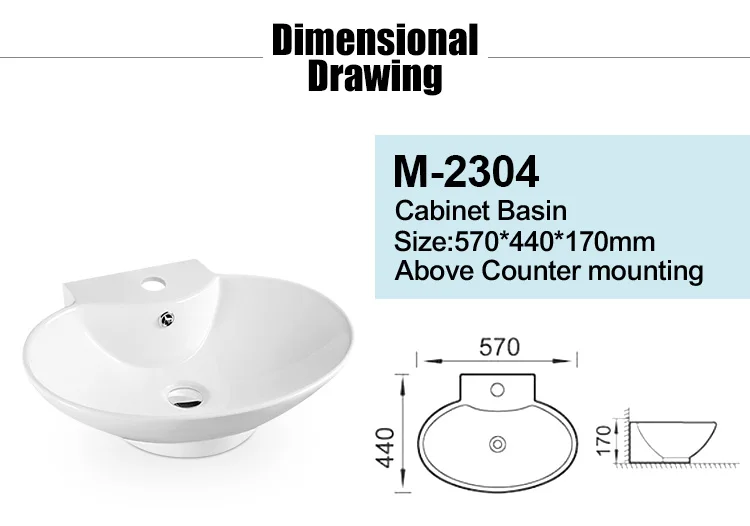 Sanitary ware bagno ceramic bowl shape art basin