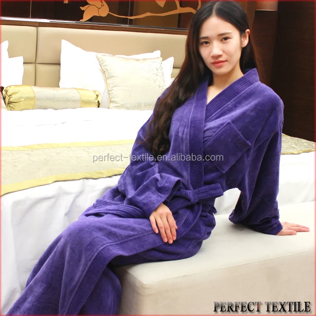 elegant spa bathrobe