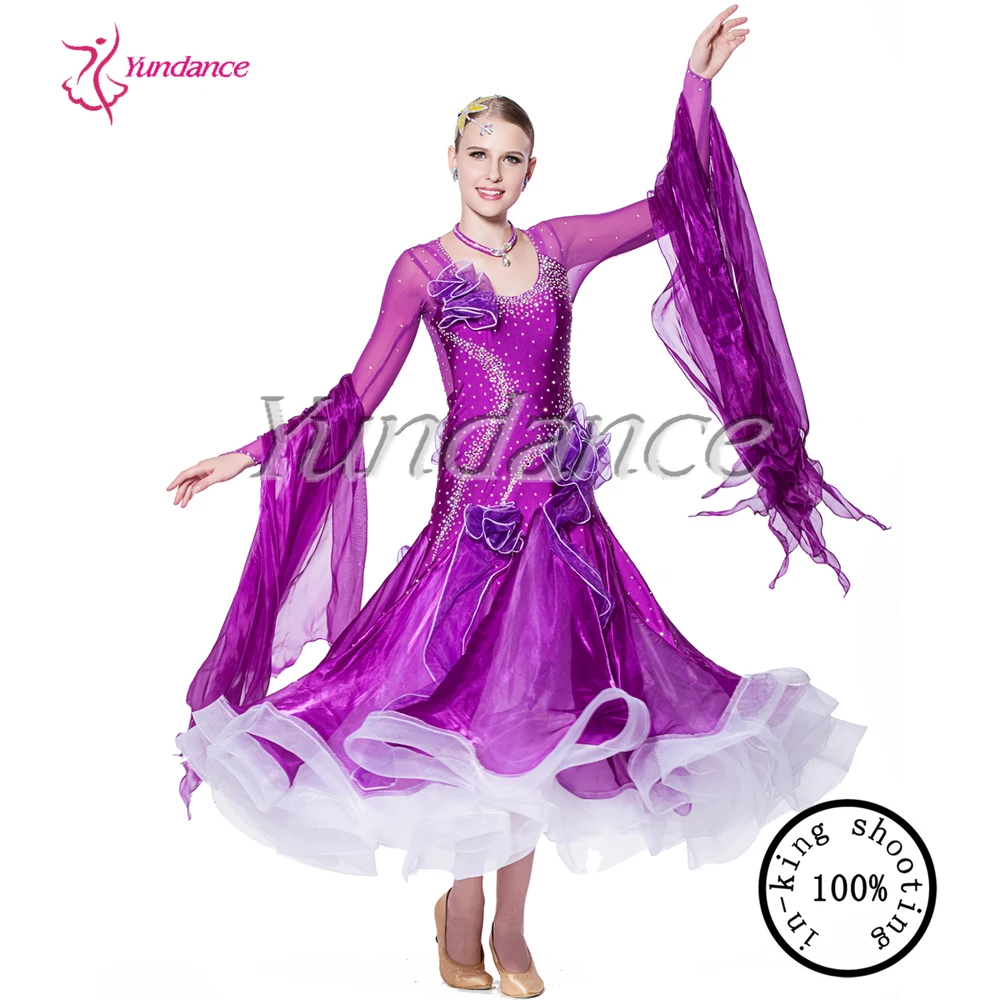 Women Modern Dance Dress Highgrade Ballroom Dance Clothes Standard Ballroom Performance