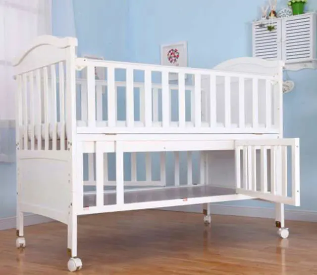 wood crib design