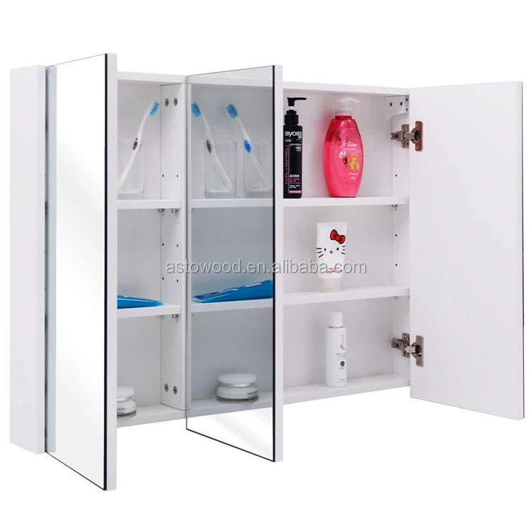 Wide Wall Mount Mirrored Bathroom Medicine Cabinet Storage 3 Mirror Door Buy Mirrored Bathroom Cabinet Bathroom Medicine Cabinet Medicine Cabinet Storage 3 Mirror Door Product On Alibaba Com