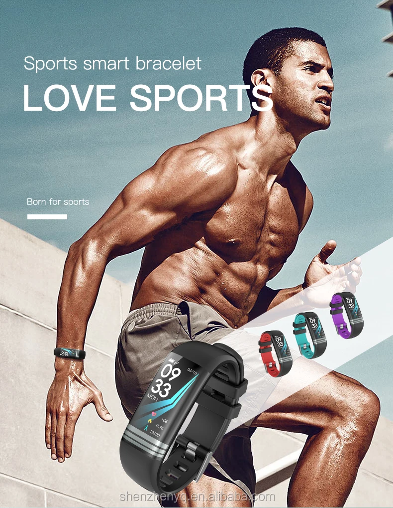 Fitness Tracker With Sdk And Api Touch Screen Anti Lost Heart Rate