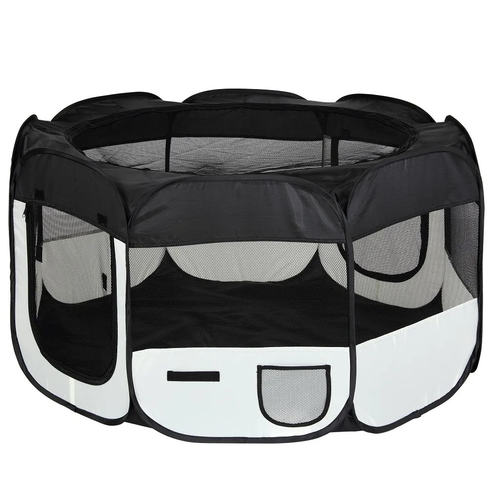 Large Portable Foldable Pet Playpen,Indoor/outdoor Folding Dog/cat/puppy Exercise Kennel With