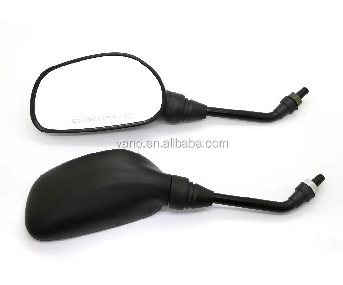Black Stainless Steel M8 M10 Pulsar 180UG4 Motorcycle Side Mirror