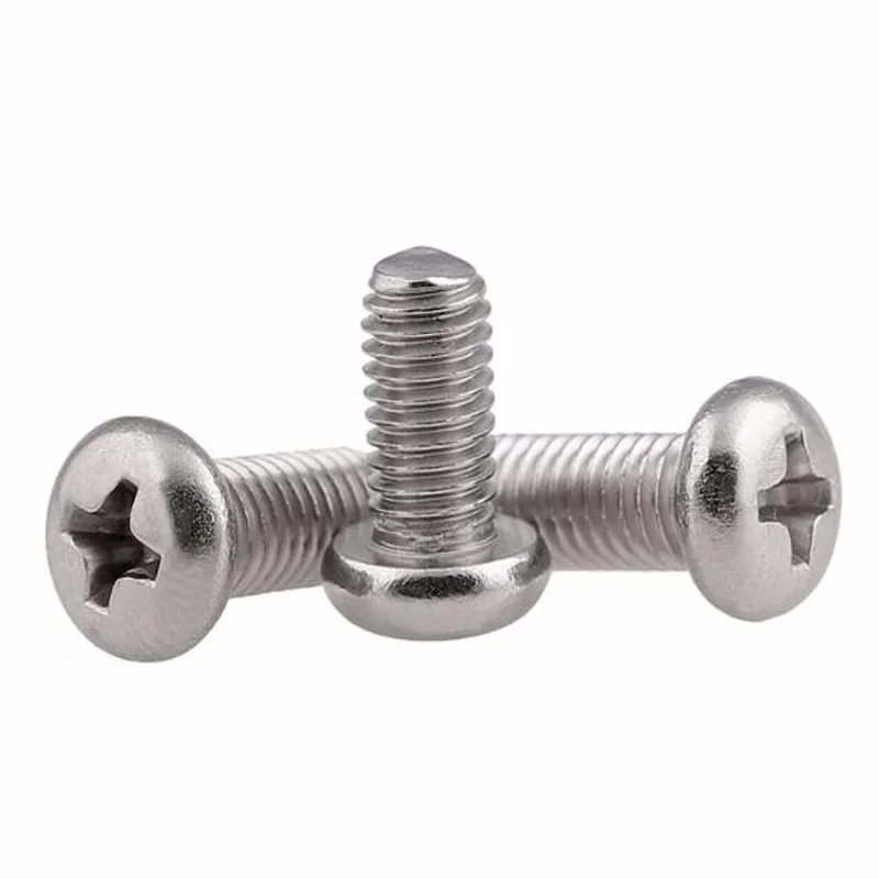 M2*8mm Stainless Steel Sus316l Phillips Raised Cheese Head Screw