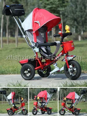 baby push car with canopy