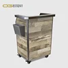 Host Podium Rustic Wood Speaker restaurant host stand for stores and bars
