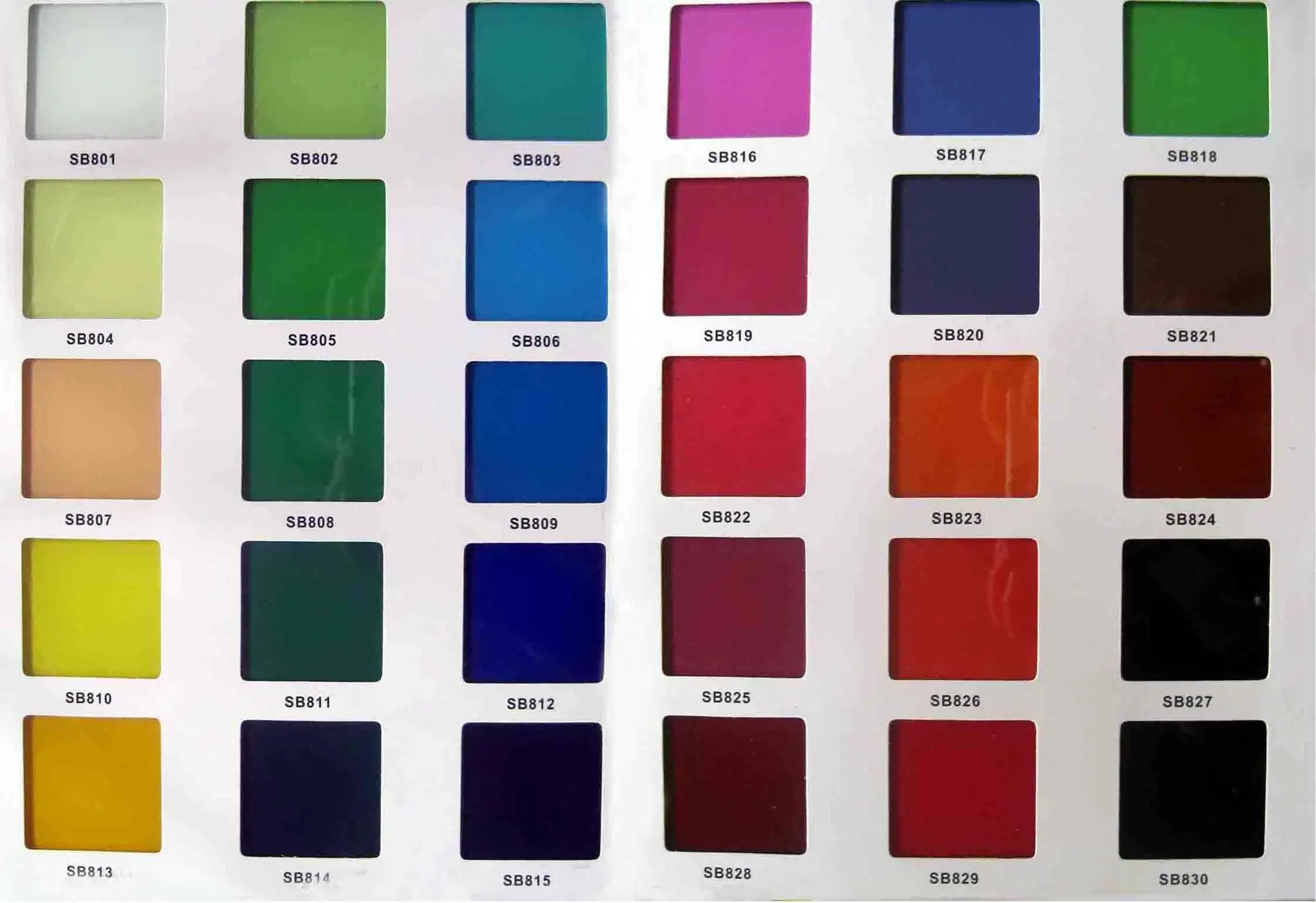 8mm thick painted glass for wall cladding