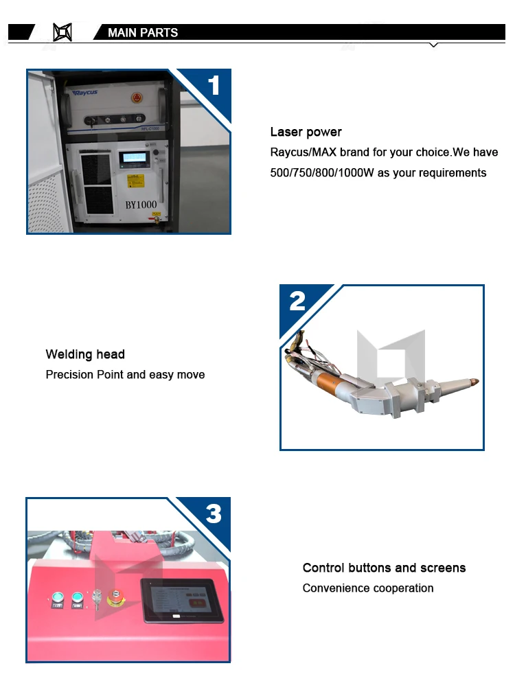 2019 compact 400w 500w 1000w fiber laser welding machine